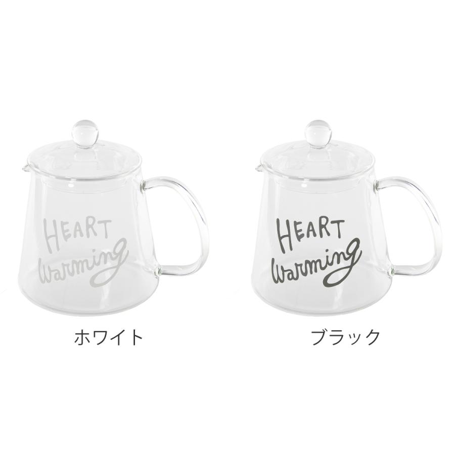 ティーポット 560ml HEART Warming 耐熱ガラス （ 電子レンジ対応 ポット ガラス 耐熱 ティーサーバー 紅茶 食器 洋食器 ）｜interior-palette｜05