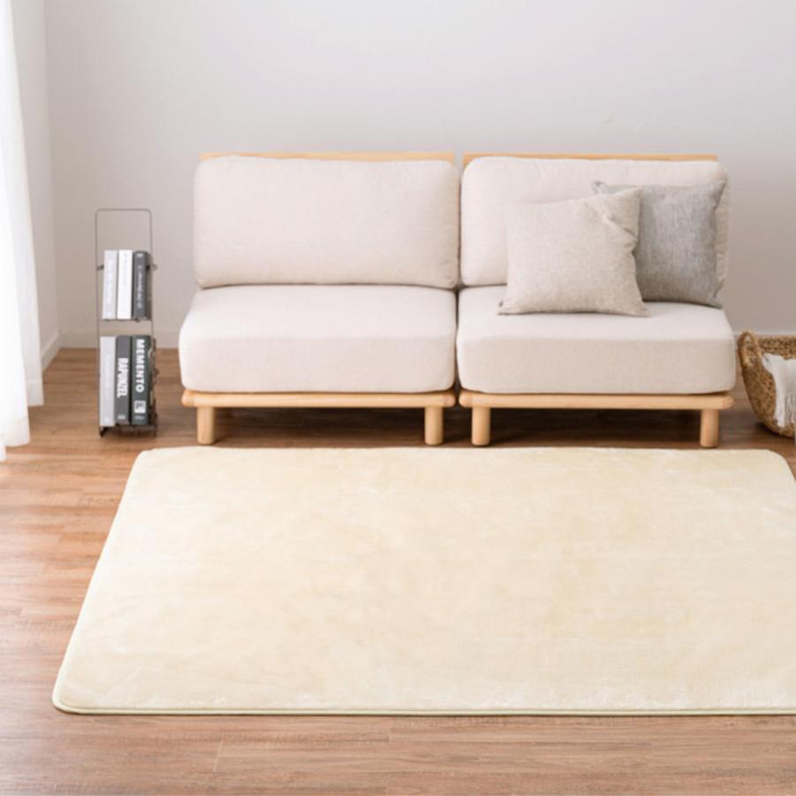 HAGiHARA（萩原） ラグ 200×240cm 洗えるミンクタッチラグ