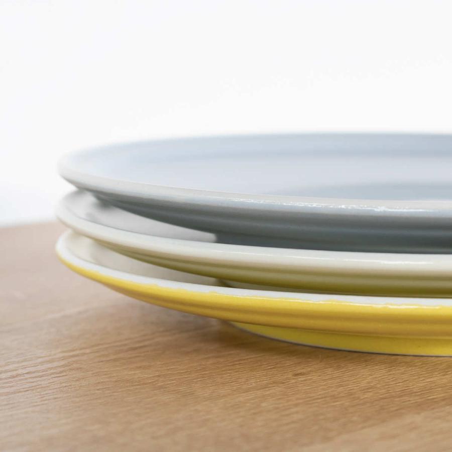 皿 プレート 23cm シエル 磁器 美濃焼 （ 食洗機対応 電子レンジ対応