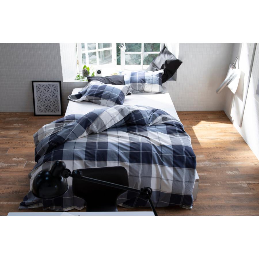 掛け布団カバー Fab the Home シングル アクロス 綿100％ チェック柄 （ 掛けカバー 掛けふとんカバー 布団カバー カバー ） | ブランド登録なし | 13