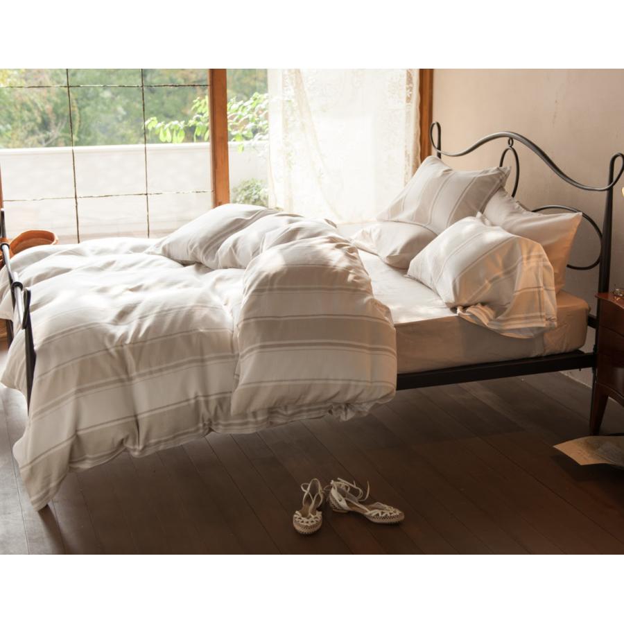 掛け布団カバー Fab the Home シングル シックストライプ 綿100