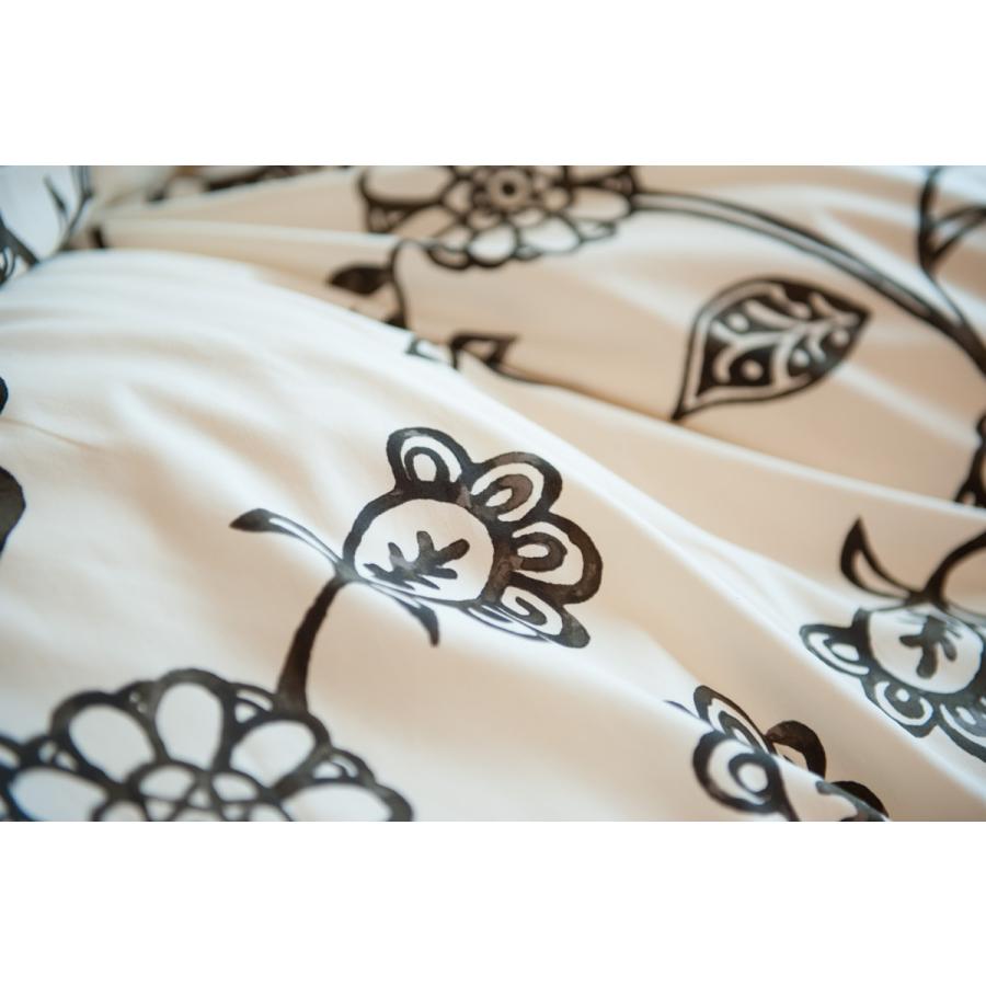 掛け布団カバー Fab the Home クイーン エイジア 花柄 綿100％ （ 布団