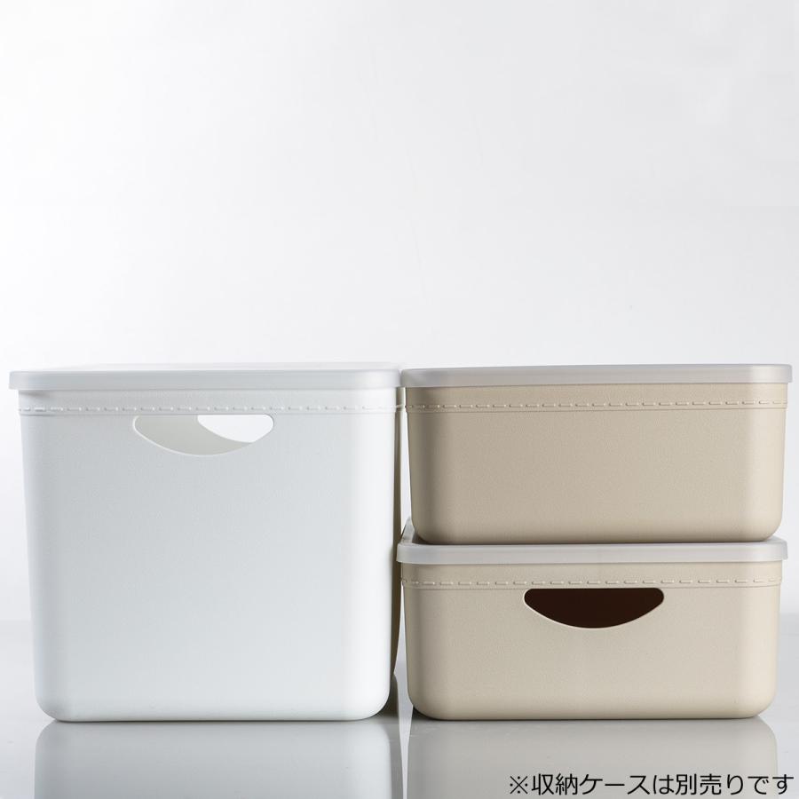 蓋 やわらか収納ケース用フタ ハーフ （ 専用フタ フタ ふた 収納 プラスチック 日本製 フタのみ 別売りフタ 収納ボックス 収納ケース スタッキング ）｜interior-palette｜05