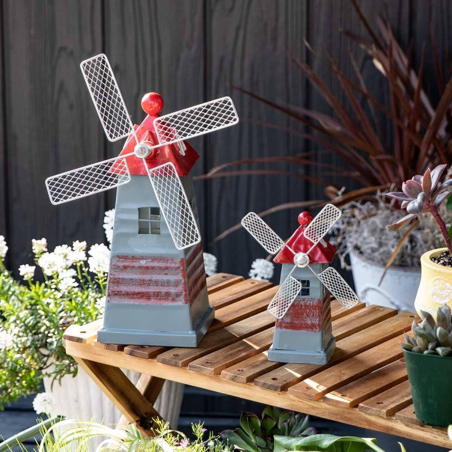 オーナメント 風車 ムーラン L CC （ 置物 アイアン 鉄 飾り
