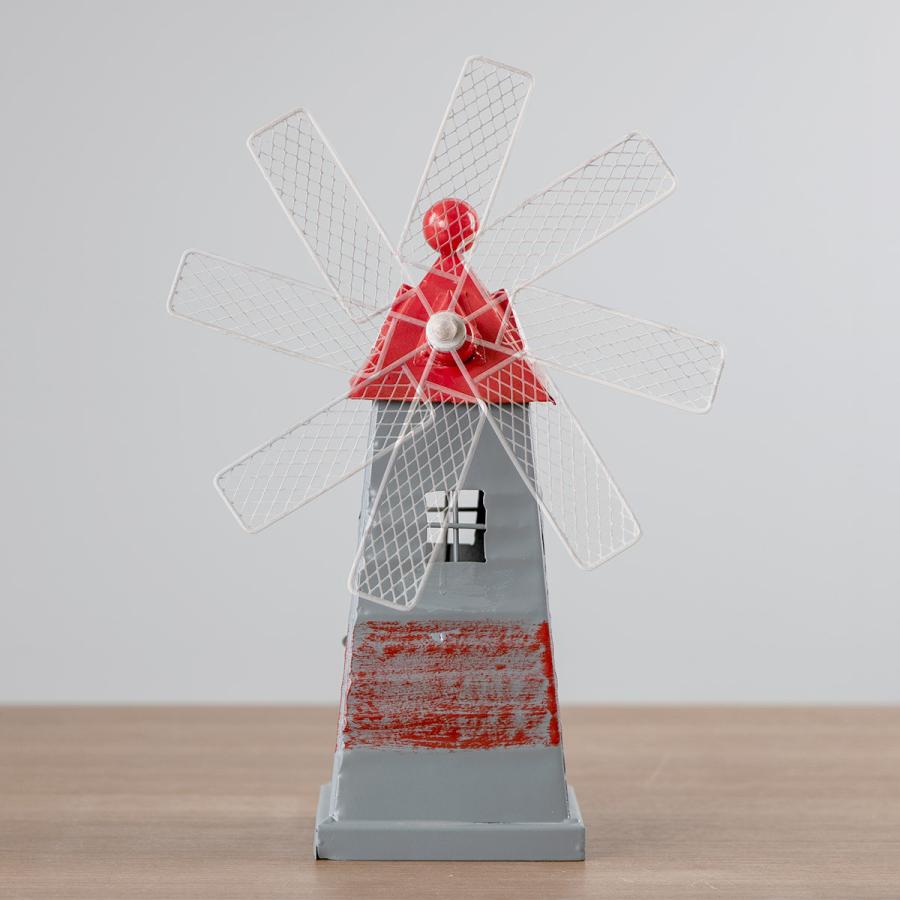 オーナメント 風車 ムーラン L CC （ 置物 アイアン 鉄 飾り