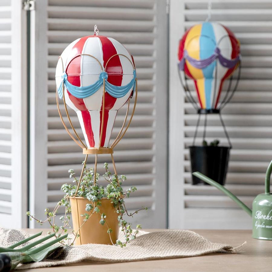 ハンギングポット 気球型 BIGサイズ アンティーク調仕上げ ハンギング