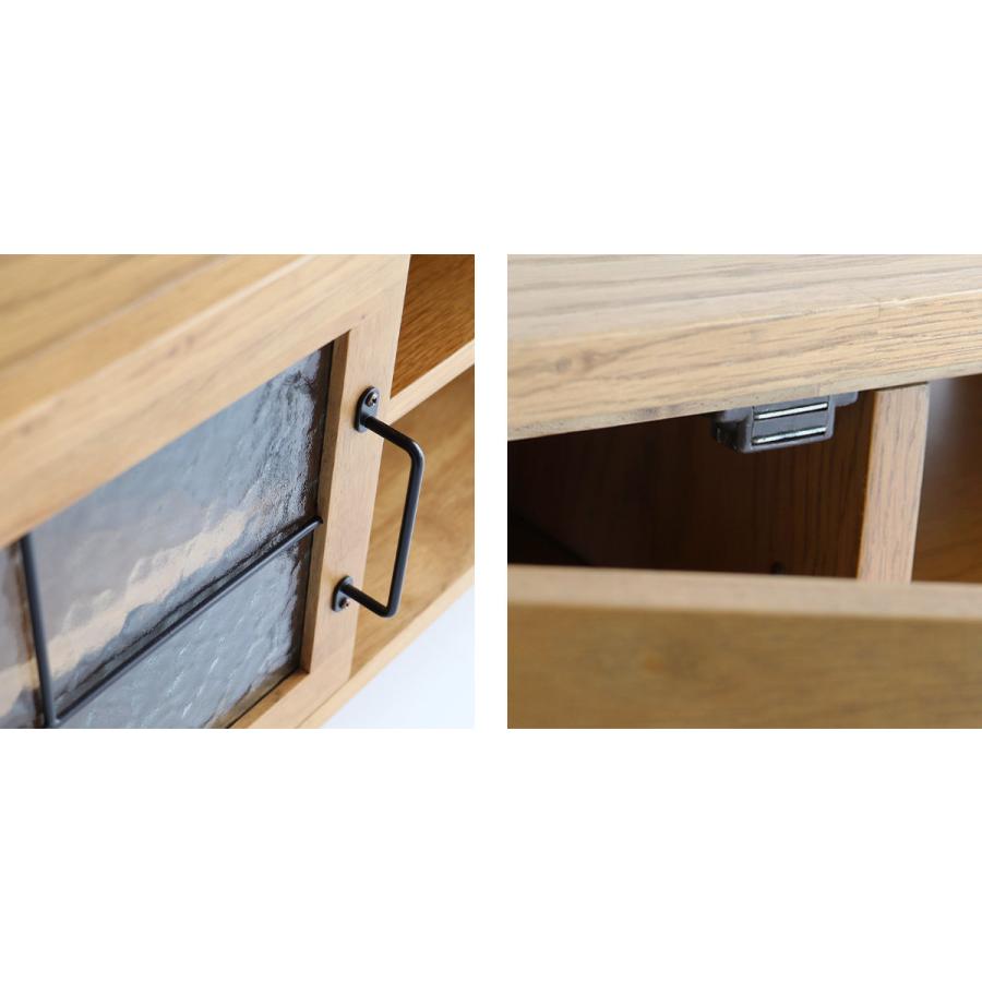 テレビ台 ローボード 天然木 ヴィンテージ調 Rasic 幅118cm （ テレビ