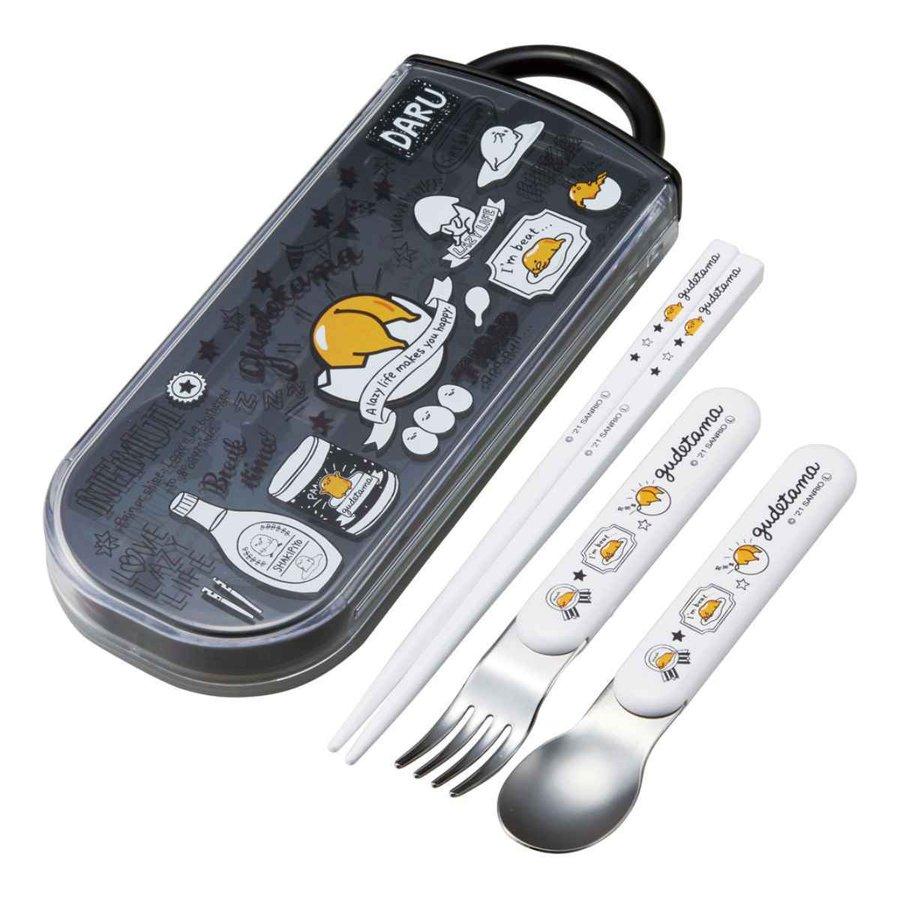 トリオセット スライド式 箸 スプーン フォーク ぐでたま 食洗機対応 抗菌 カトラリーセット お箸 Ag 子供 日本製 3409 インテリアパレットヤフー店 通販 Yahoo ショッピング