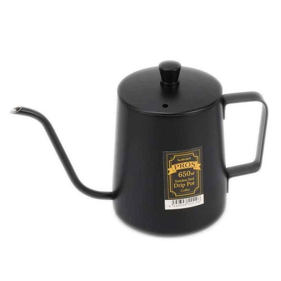 624円 お1人様1点限り ドリップポット 650ml プロズ ステンレス コーヒーポット コーヒーケトル