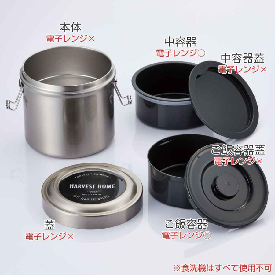 スケーター 弁当箱 保温 保冷 820ml 抗菌 真空 ステンレス ベーシック