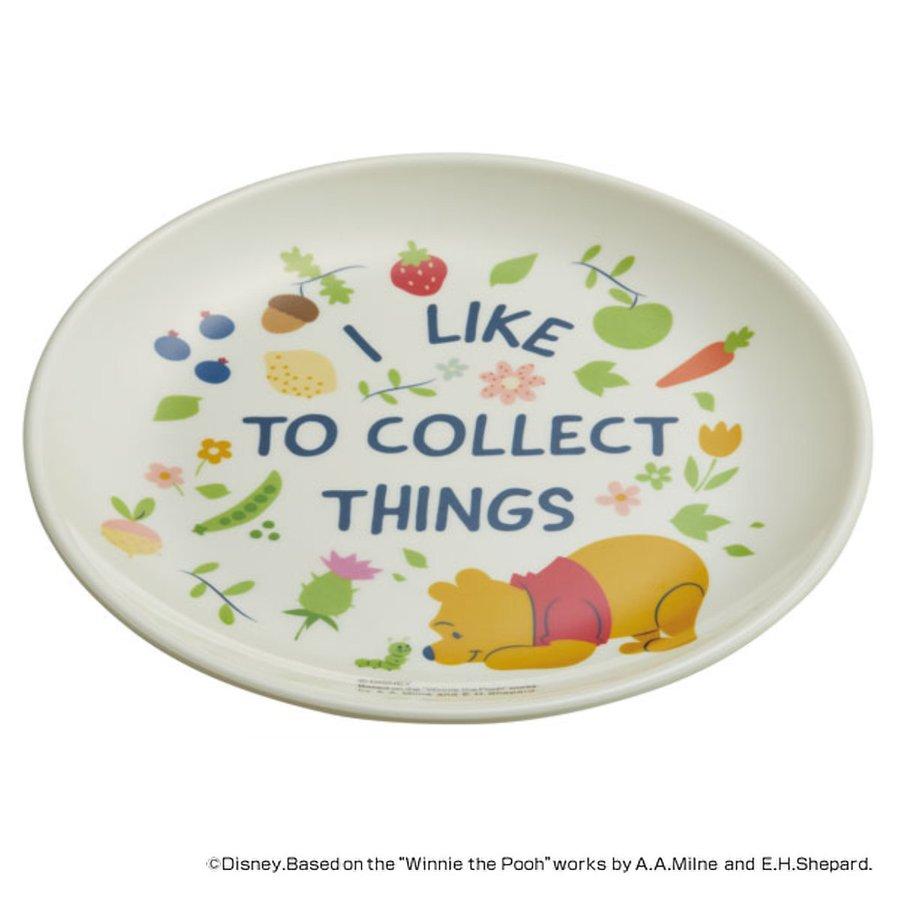 優先配送 プレート 19cm パン皿 くまのプーさん プラスチック お皿 メラミン食器 皿 子供用食器