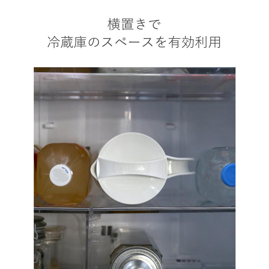 冷水筒 ピッチャー 2.2L ファインジャグ プラスチック 横置き 耐熱 （ 水差し 茶ポット 熱湯 麦茶 冷水ポット 約 2リットル ）｜interior-palette｜07