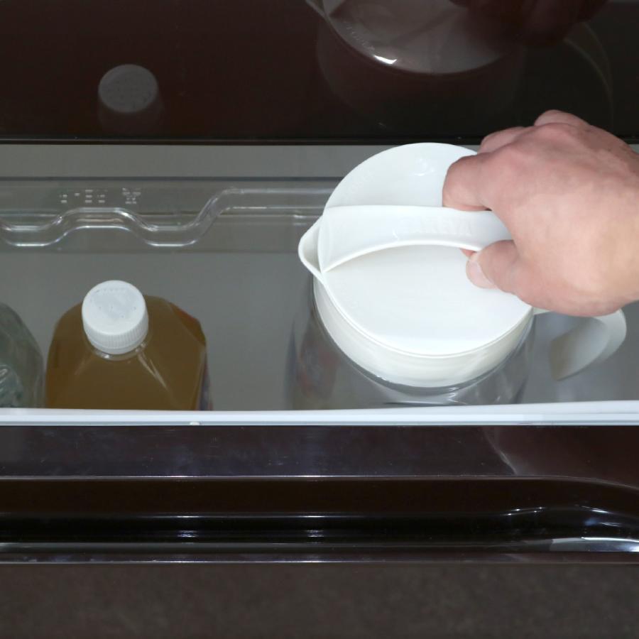 冷水筒 ピッチャー 2.2L ファインジャグ プラスチック 横置き 耐熱 （ 水差し 茶ポット 熱湯 麦茶 冷水ポット 約 2リットル ）｜interior-palette｜11