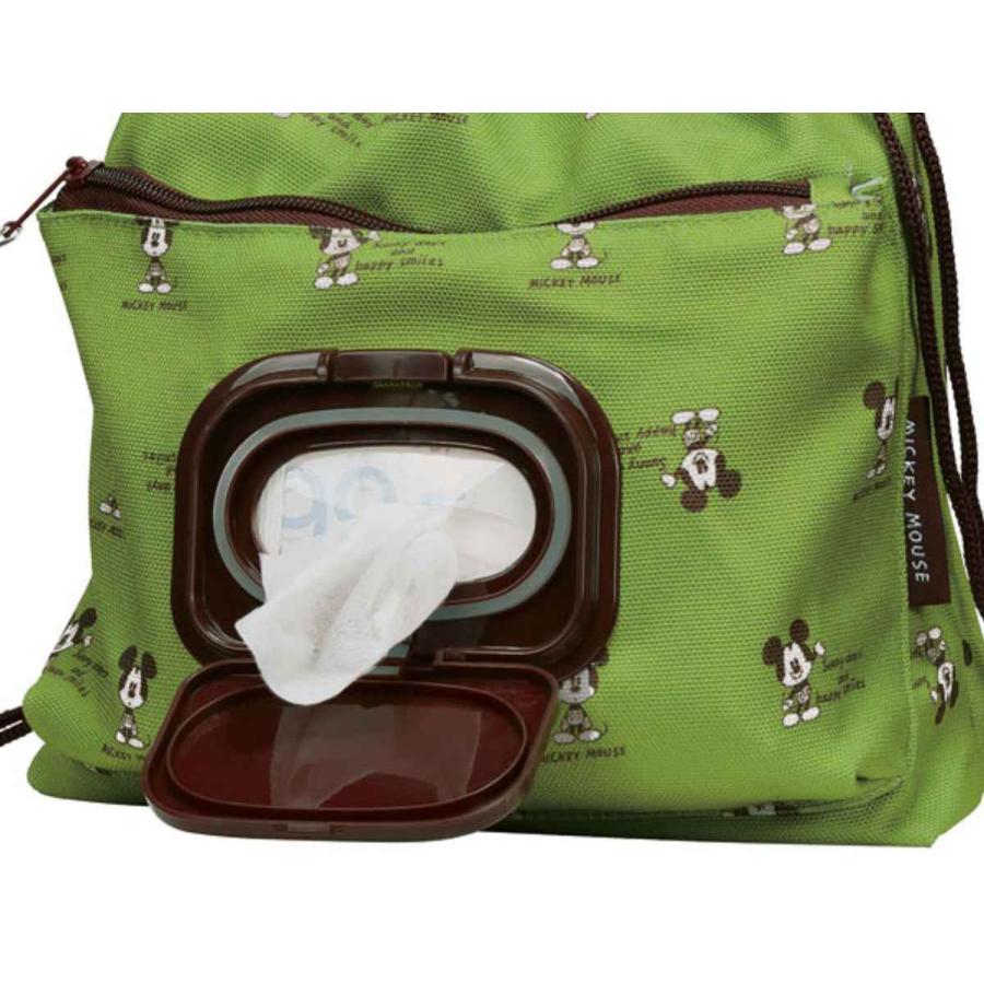 おむつポーチ おしりふきポケット付き巾着 ミッキーマウス シンプル ベビー ディズニー おしり拭き ミッキー インテリアパレットヤフー店 通販 Yahoo ショッピング