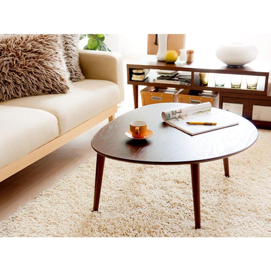 宮武製作所 ちゃぶ台 幅80cm 木製 コンパクト 収納 （ ローテーブル