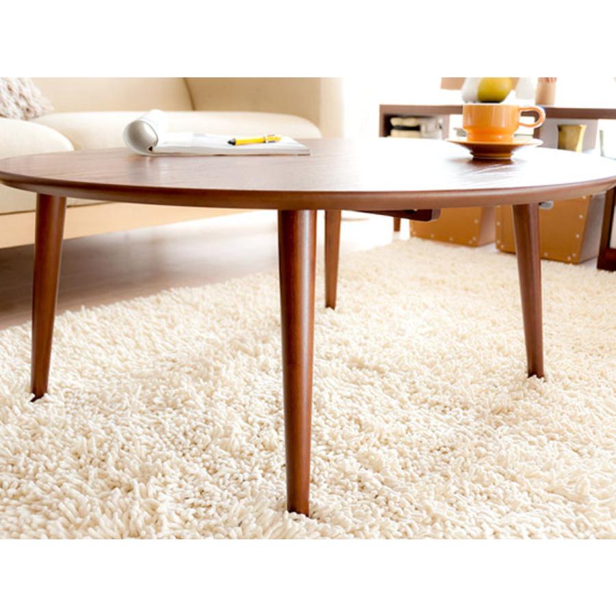 宮武製作所 ちゃぶ台 幅80cm 木製 コンパクト 収納 （ ローテーブル