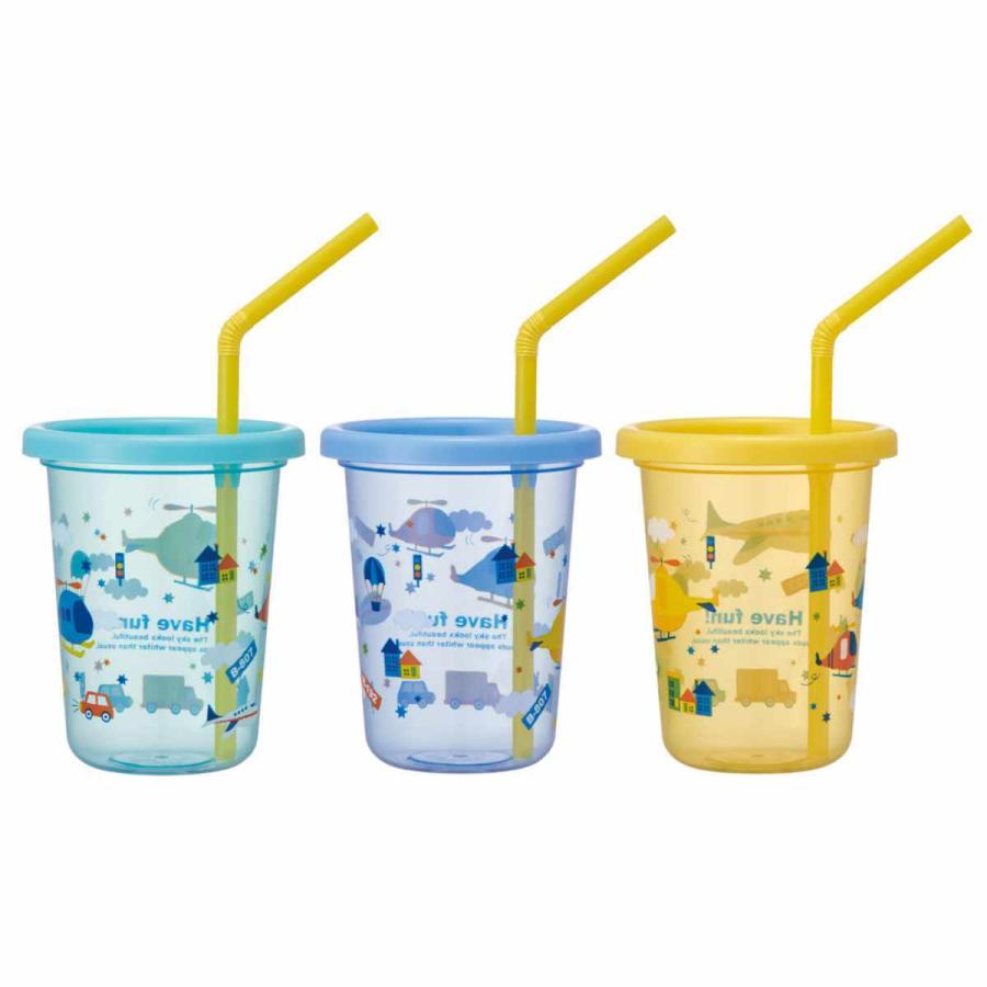 超格安一点 タンブラー ストロー付き 3個入り 230ml ヘリコプター プラスチック 食洗機対応 フタ付き コップ カップ ストローコップ Portfolio Dfantini Com Br