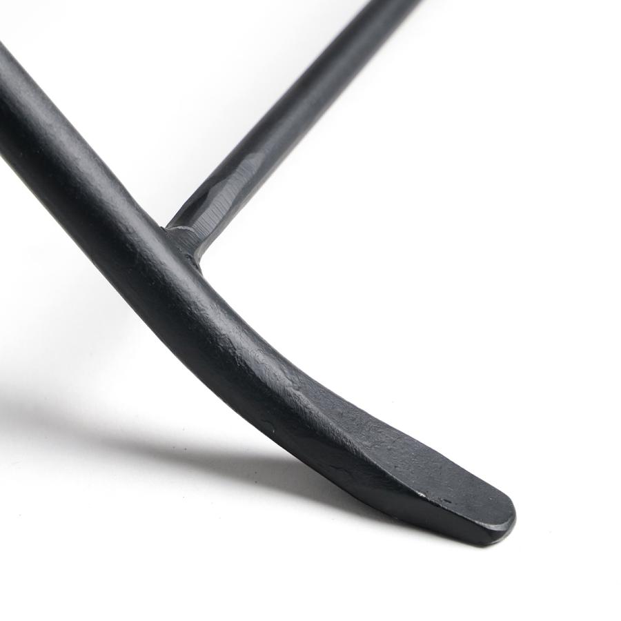 折りたたみ椅子 高さ44cm レザー アイアン アンティーク調 （ スツール