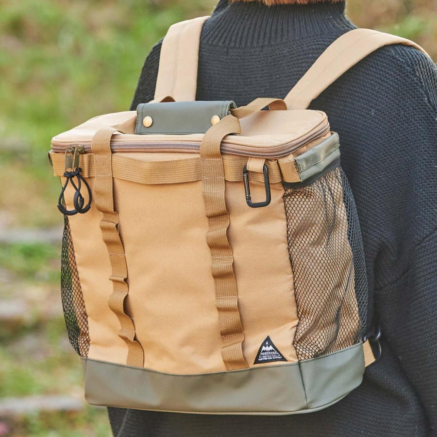 セール中　新品•未使用 REI co-op 保冷リュック　キャンプ調理道具セット セトクラフト ツールバッグ 10L リュックサックタイプ パーティション