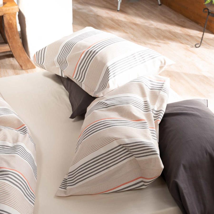 枕カバー Fab the Home 43×63cm用 テラ 綿100％ （ ピローカバー