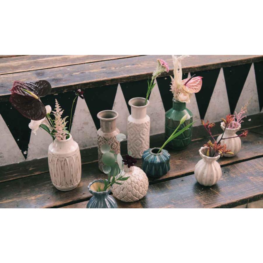 花瓶 セラミックベース 直径11×高さ23cm （ フラワーベース 花びん