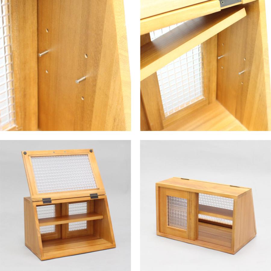 ブレッドケース Showcase 木製 幅40cm 高さ25cm （ キッチン 収納 パン