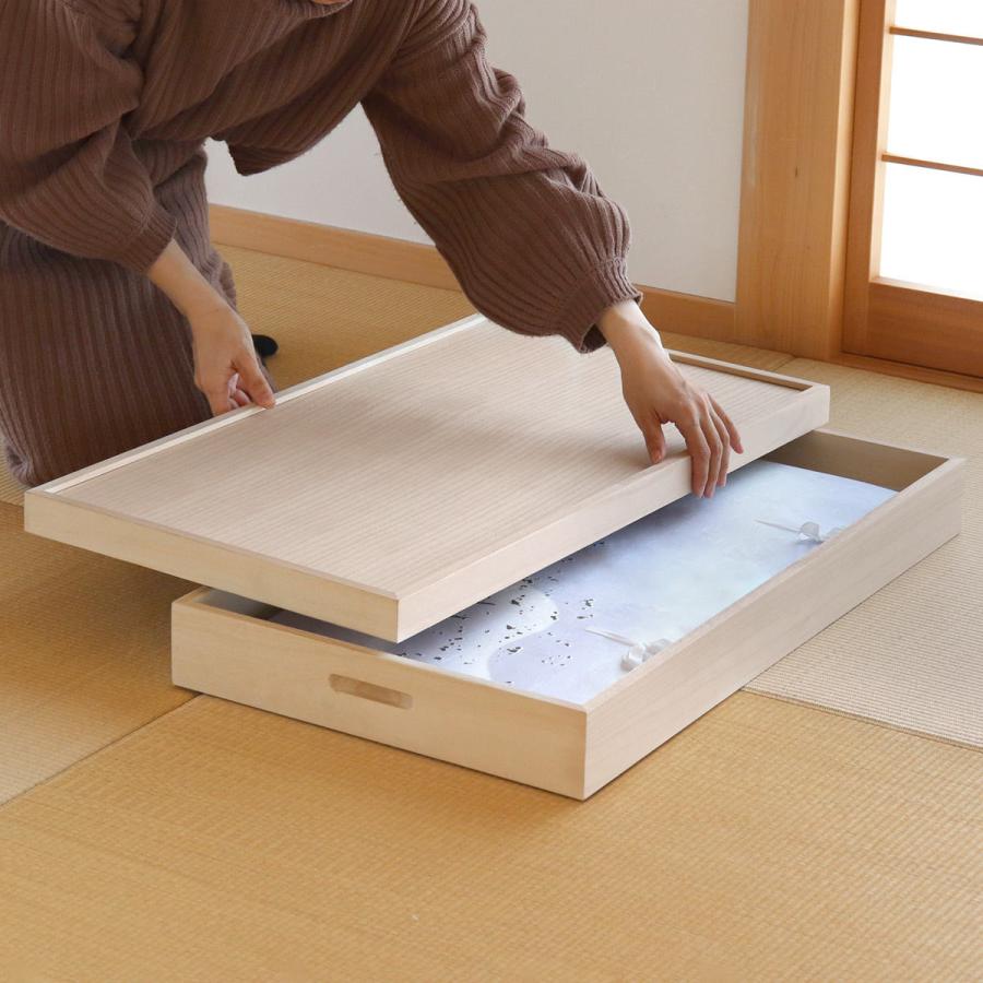 クロシオ 帯収納 総桐 衣装ケース 幅75cm （ 帯収納ケース 着物 和装