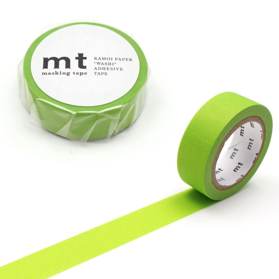 マスキングテープ mt 無地 幅15mm×7m （ マステ カモ井 カモ井加工紙