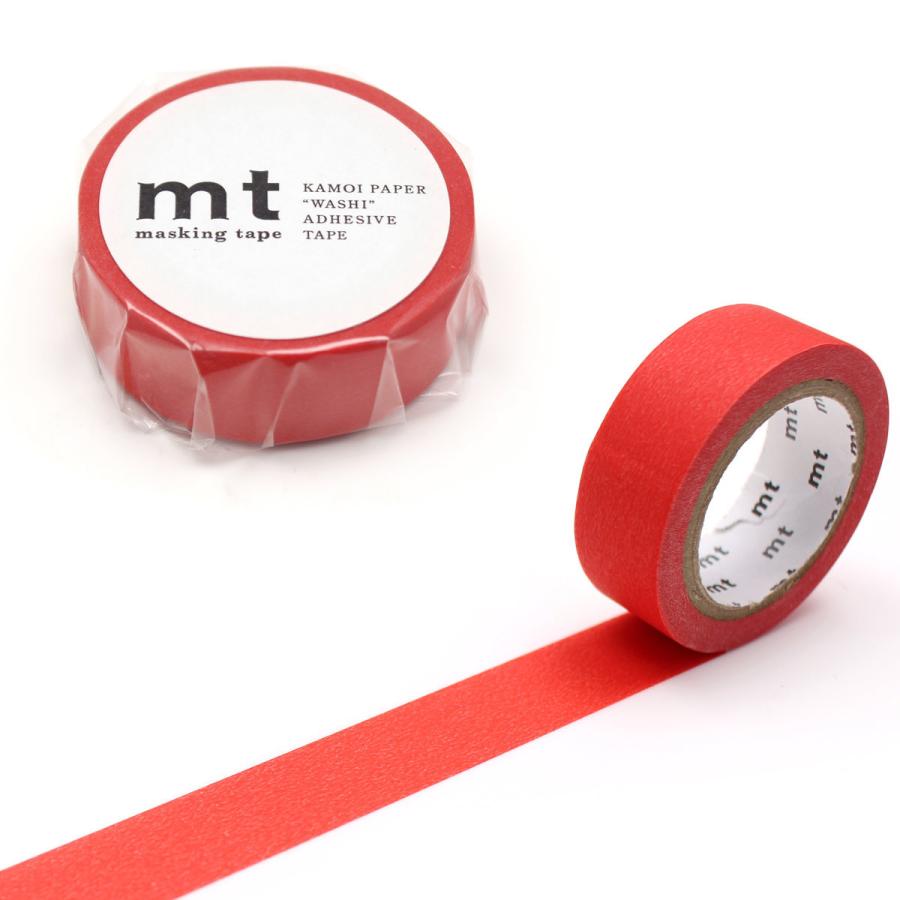 マスキングテープ mt 無地 幅15mm×7m （ マステ カモ井 カモ井加工紙
