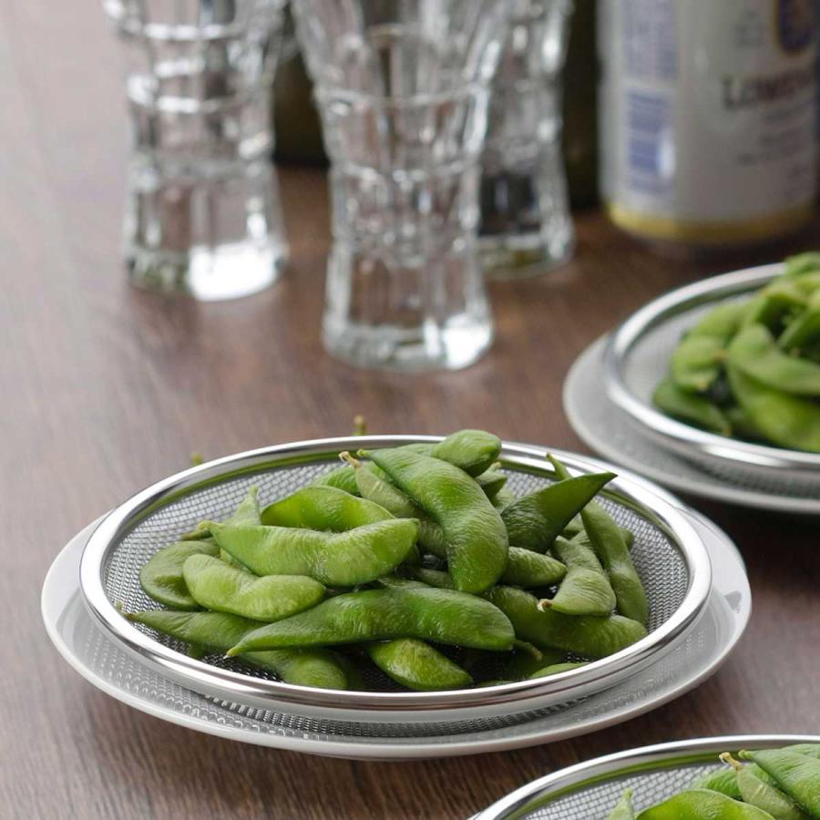 下村企販 ザル3点セット 16cm ママクック 浅型 ステンレス製 日本製 油