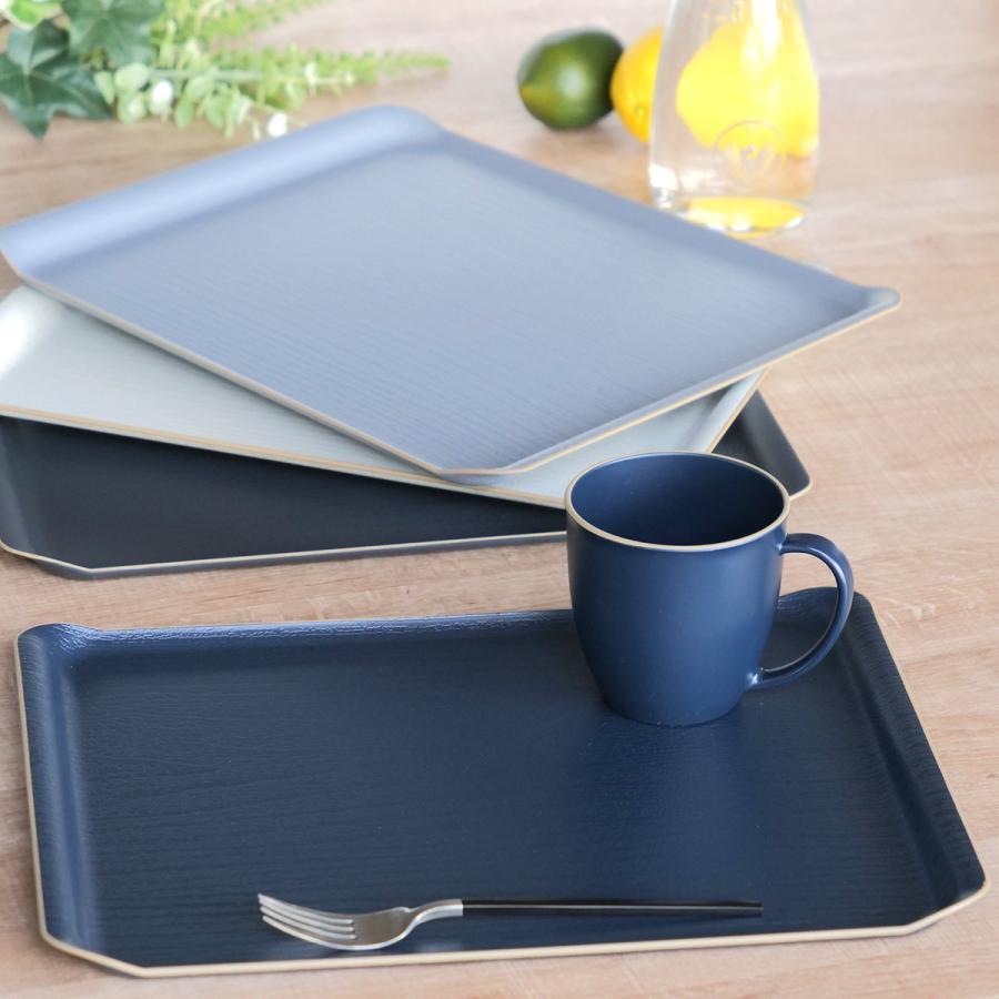 送料無料 一部地域を除く トレー 27 5x36cm エッジライン ランチョンマット プラスチック トレイ お盆 プレイスマット ランチトレー 木目調