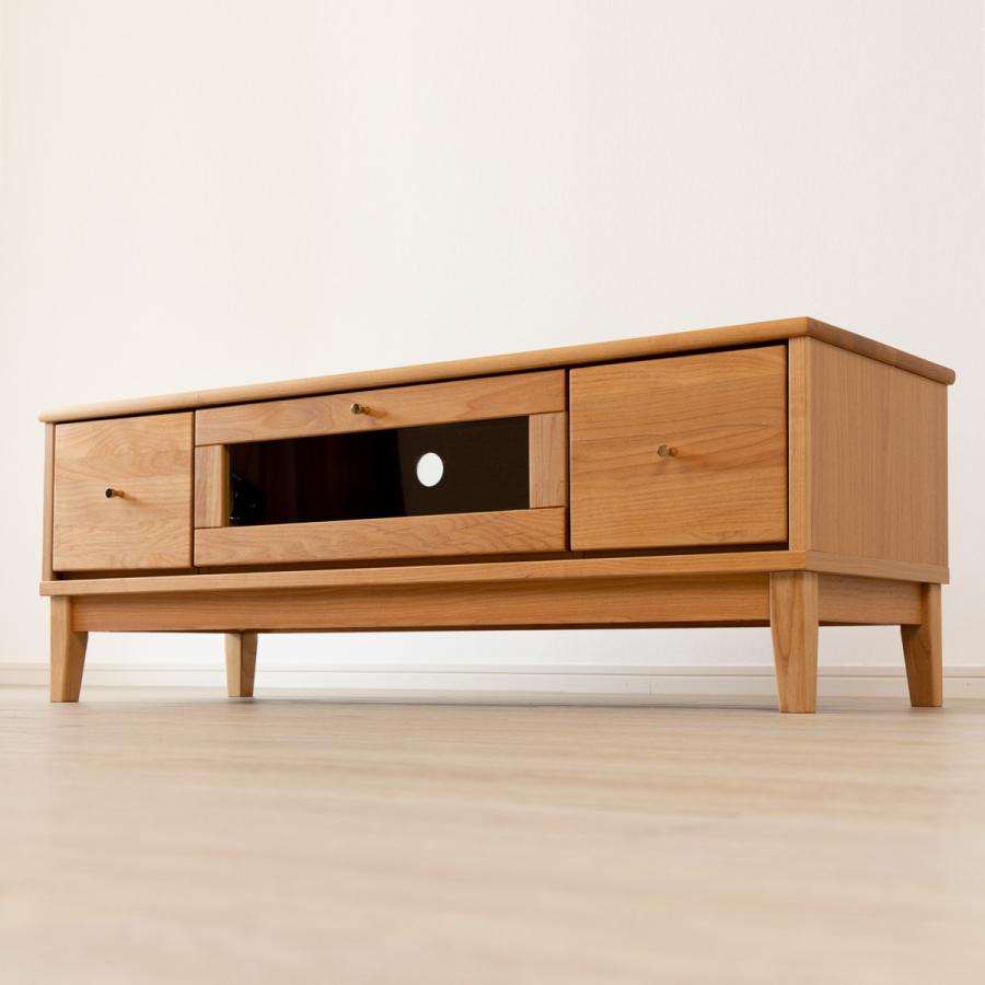一生紀（ISSEIKI） テレビ台 ローボード 北欧風 アルダー材 FORTO 約幅