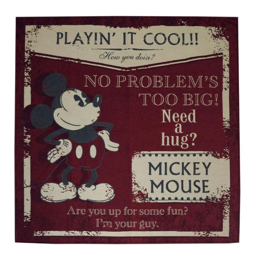 Disney（ディズニー） ラグ 185×185cm ミッキーマウス クラシック