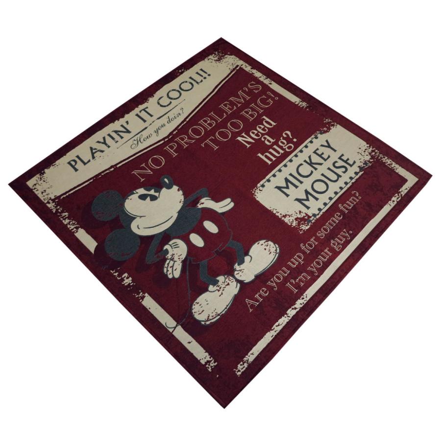 Disney（ディズニー） ラグ 185×185cm ミッキーマウス クラシック