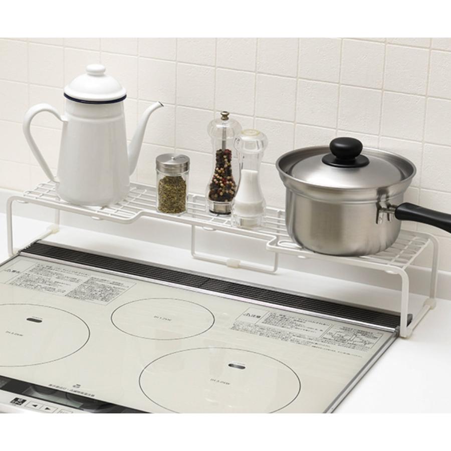 コンロ奥ラック 幅60cm用 Flowto フロウト コンロラック コンロ奥隙間ラック コンロ奥収納 コンロ周り収納 すき間ラック すきま収納 コンロ奥 3950 インテリアパレットヤフー店 通販 Yahoo ショッピング