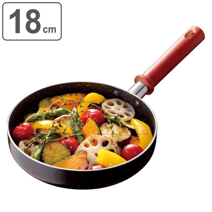 フライパン 18cm Ih対応 クックテイク ソテーパン ガス火 Ih 対応 炒め鍋 いため鍋 片手鍋 インテリアパレットヤフー店 通販 Yahoo ショッピング