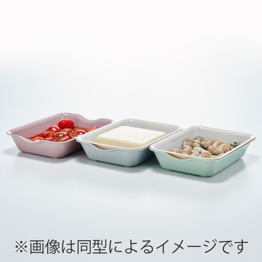 ザル&バット3点セット 抗菌 角型 電子レンジ対応 日本製 Vat＆Colander 2+1セット （ ざる ザル 角ざる 水切りざる バット セット 抗菌加工 ）｜interior-palette｜07