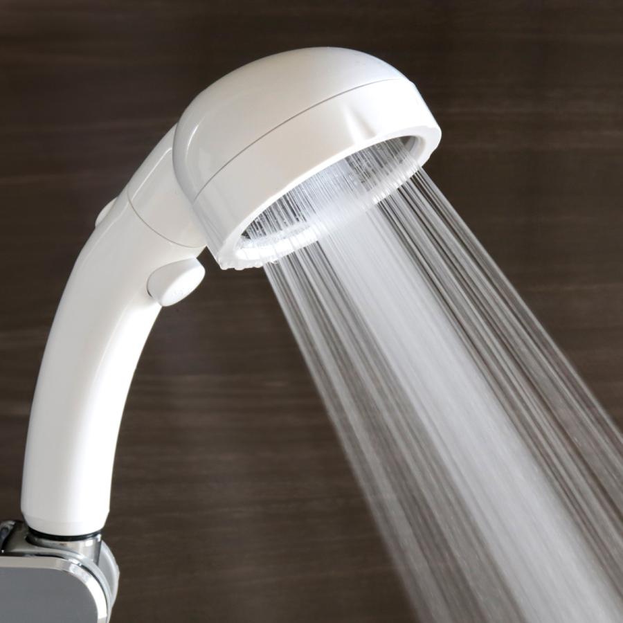 シャワーヘッド 極細 ワンタッチストップ機能付き （ ミストシャワー