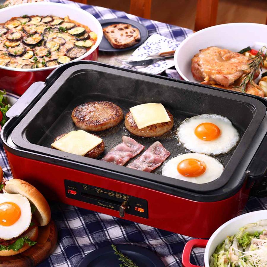 D＆S マルチホットプレート （ ホットプレート 電気プレート 深鍋  