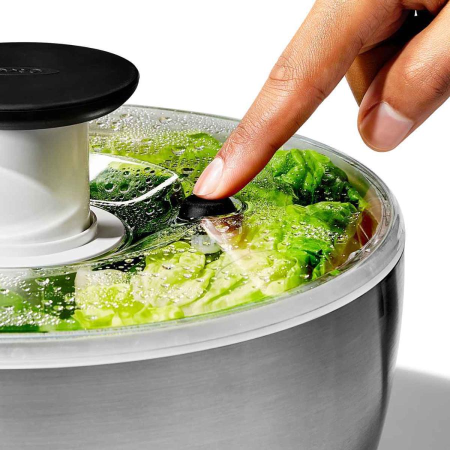 OXO ステンレスサラダスピナー 食洗機対応 野菜水切り器