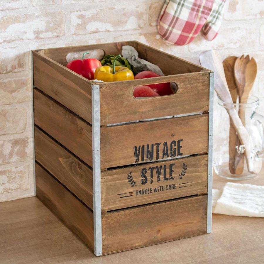 収納ボックス ホルツ パーティカルボックス （ 幅23.5×奥行33×高さ31.5