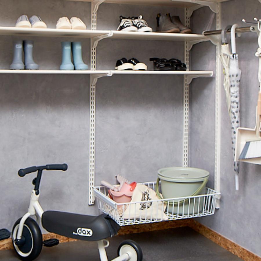 壁面収納 フィットラック バスケットセット 幅45cm （ 幅45×奥行40×高