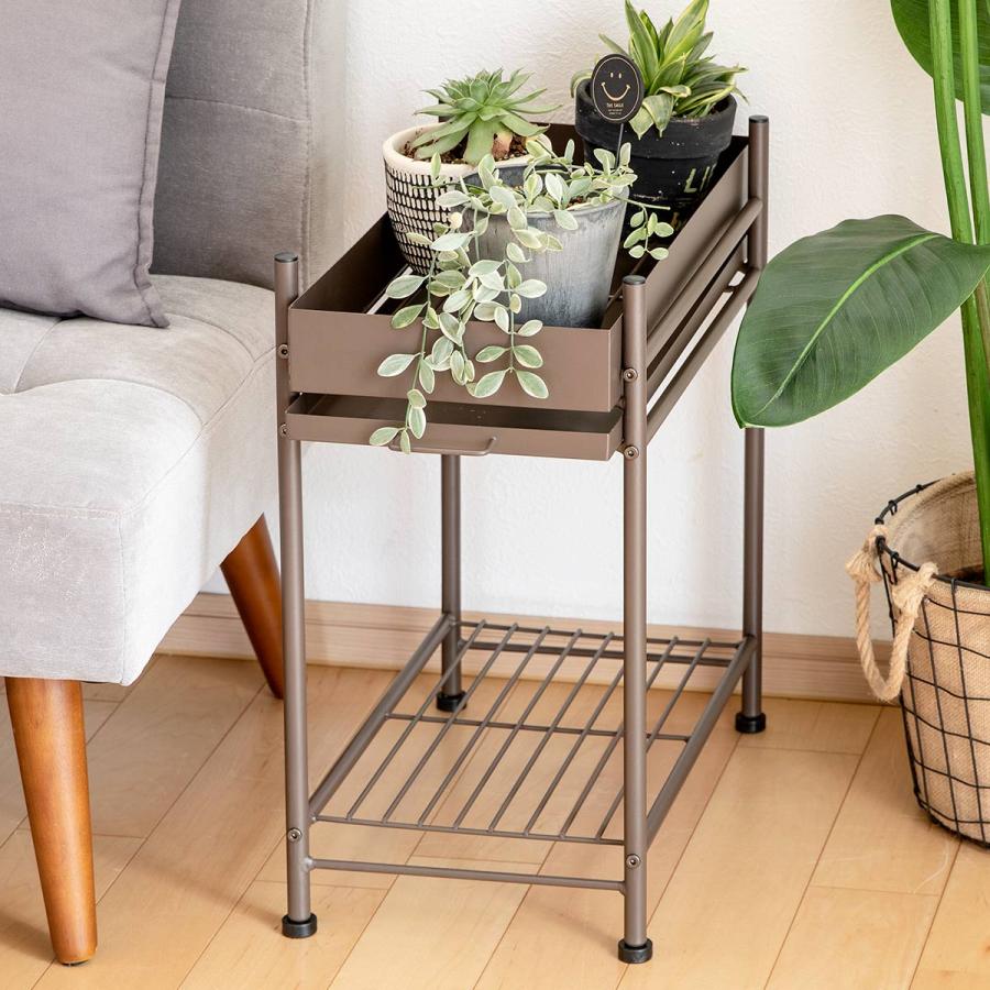 プランタースタンド くすみカラー （ プランターラック プランター台