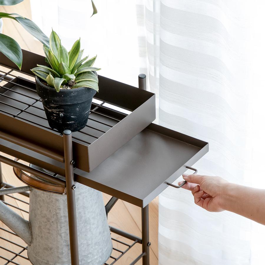 プランタースタンド くすみカラー （ プランターラック プランター台