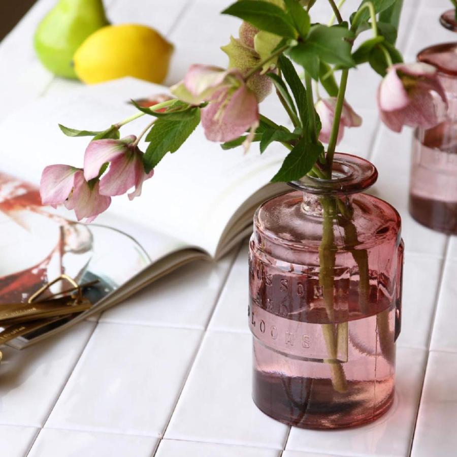 花瓶 VALENCIA リサイクルガラス フラワーベース SIETE （ 花びん