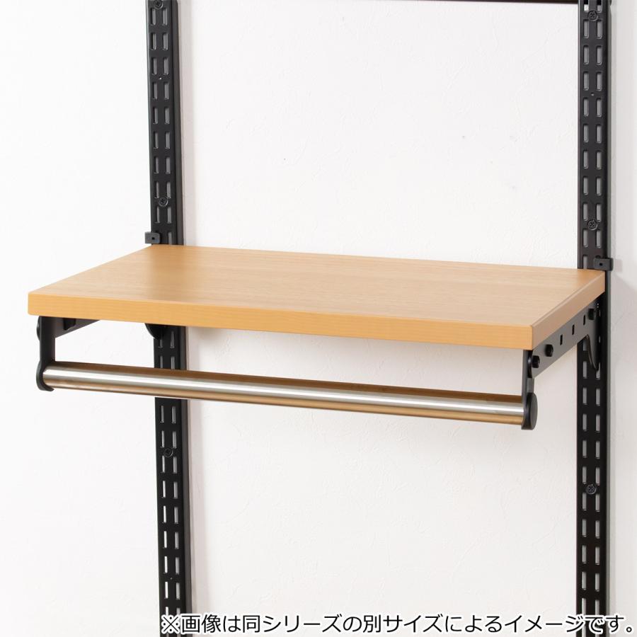 壁面収納 棚 パイプ付 TPセット 幅45cm×奥行40cm フィットラック （ パイプ付き 棚板 ハンガーラック DIY 収納 吊り下げ収納 クローゼット 可動棚 ）｜interior-palette｜11