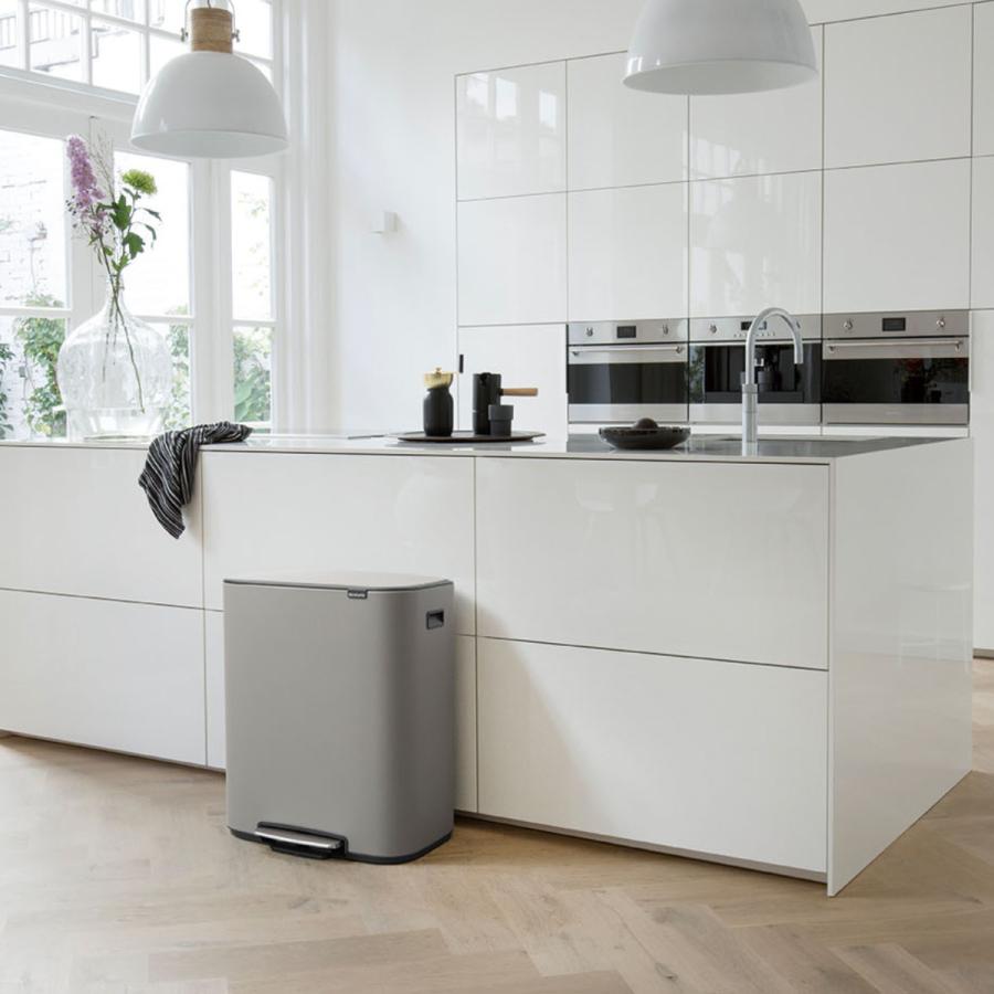 brabantia（ブラバンシア） ゴミ箱 60L Bo Pedal Bin グレー （ ごみ箱