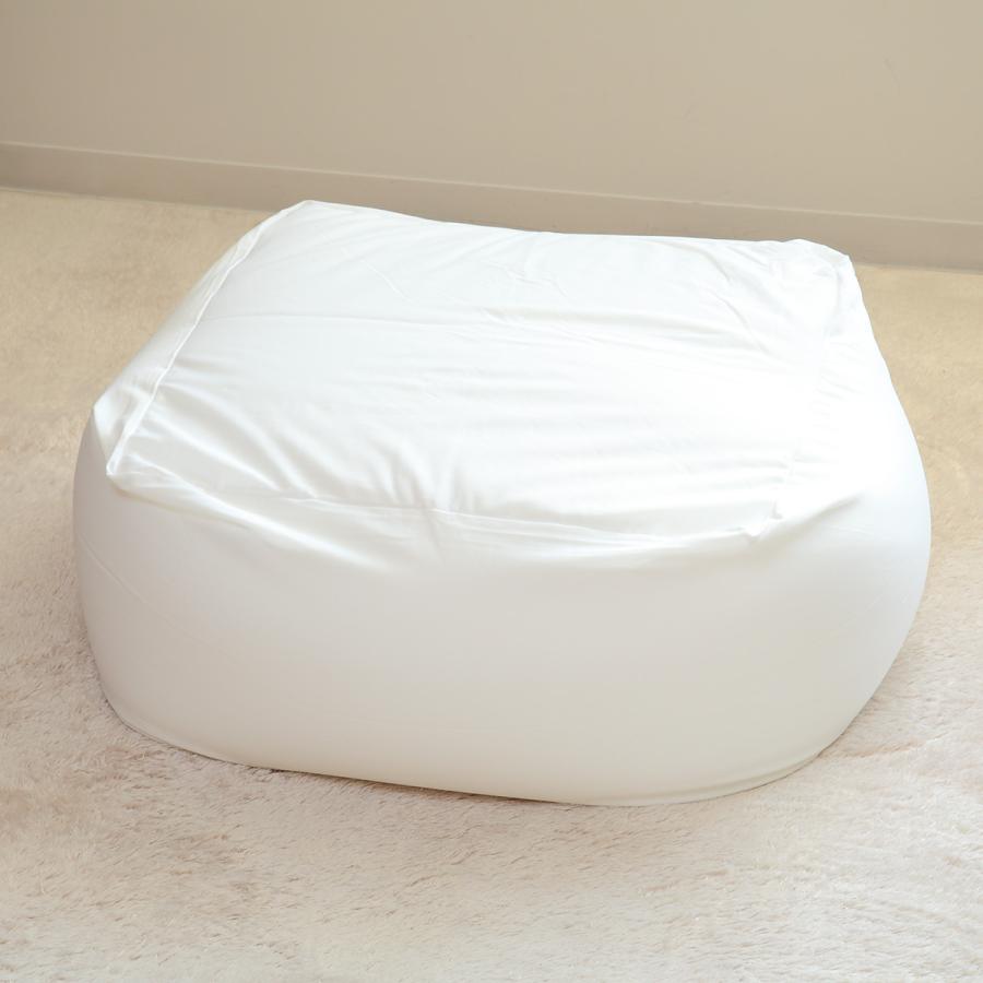 ビーズクッション Lサイズ キューブチェア アースカラー （ 洗える