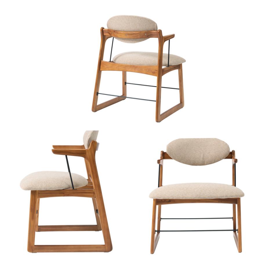 東谷 フロアチェア 座面高42cm 木製 ファブリック （ リビングチェア