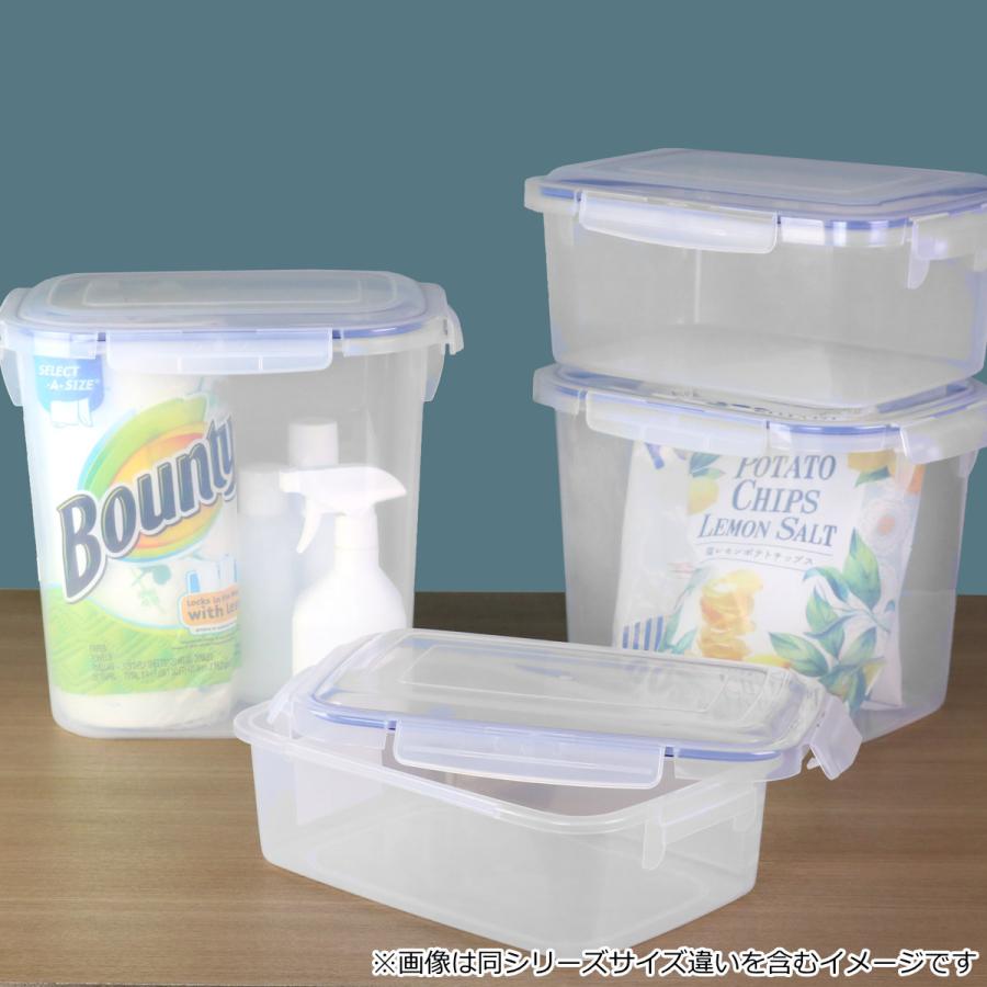保存容器 3L SLジャンボケース 抗菌 （ 密閉 4面ロック プラスチック